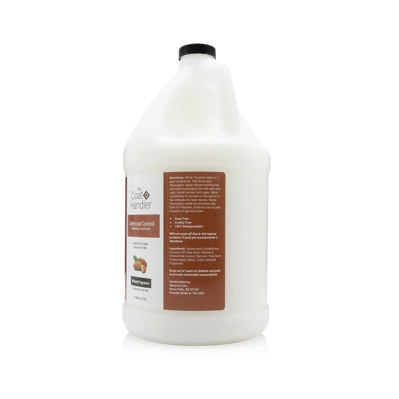 The Coat Handler Undercoat Control Deshedding Conditioner, 1 Gallon - Combats and Reduces Shedding, Undercoat Removal, Omega 3 & 6 Rich, Vitamin E Strengthens Hair Follicles, All-Natural Ingredients - Image 3